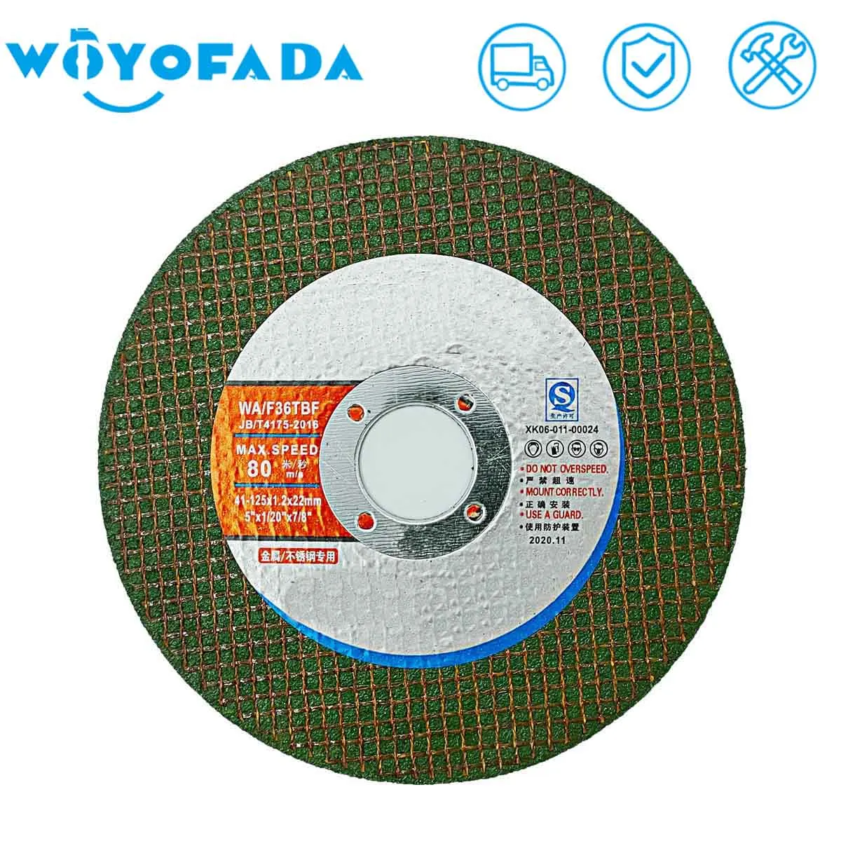 125mm Metal & Stainless Cutting Discs Cut Off Wheels Flap Sanding Grinding Discs Angle Grinder Wheel 10Pcs -50Pcs