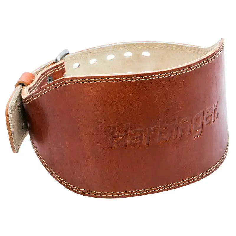 

Leather Weightlifting Belt; Brown, 6-inch, Small
