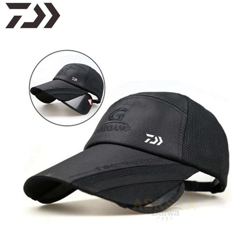 

Daiwa Fishing Cap Sun Protection Anti-sweat Thin Hat Men's Breathable Quick Dry Fishing Wear Outdoor Sport Hiking Mountaineering