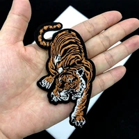 30pcslot luxury embroidery patch tiger clothing decoration sewing accessories craft diy iron heat transfer applique