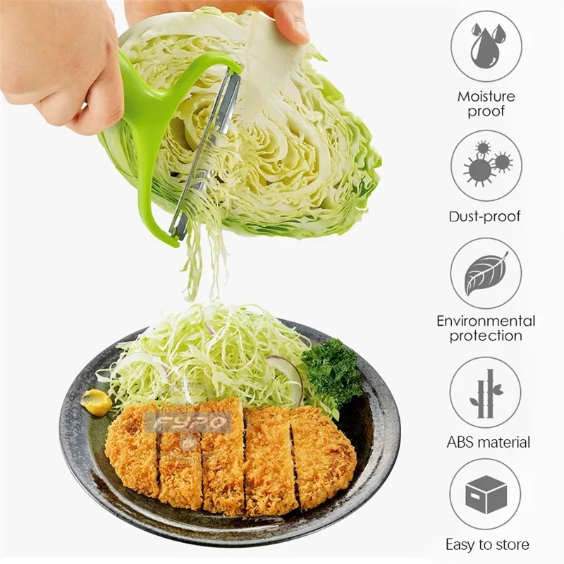 

New Stainless Steel Vegetable Cutter Cabbage Slicer Vegetables Graters Cabbage Shredder Fruit Peeler Knife Potato Zesters Cutter