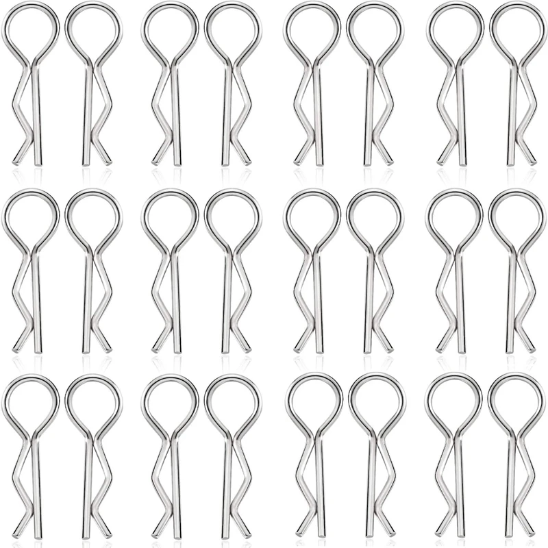 

200Pcs Universal RC Body Clips R Clips RC Car Shell Pins For 1/10 RC Model Cars Trucks Buggy Shell