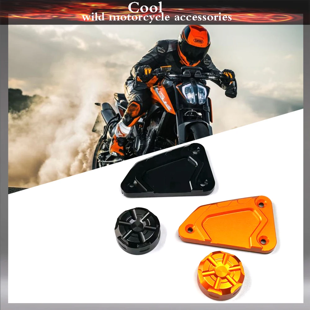 

Motorcycle Accessories Front & Rear brake Fluid Cylinder Master Reservoir Cover Cap For KTM Duke 790 duke 2018 2019 2020