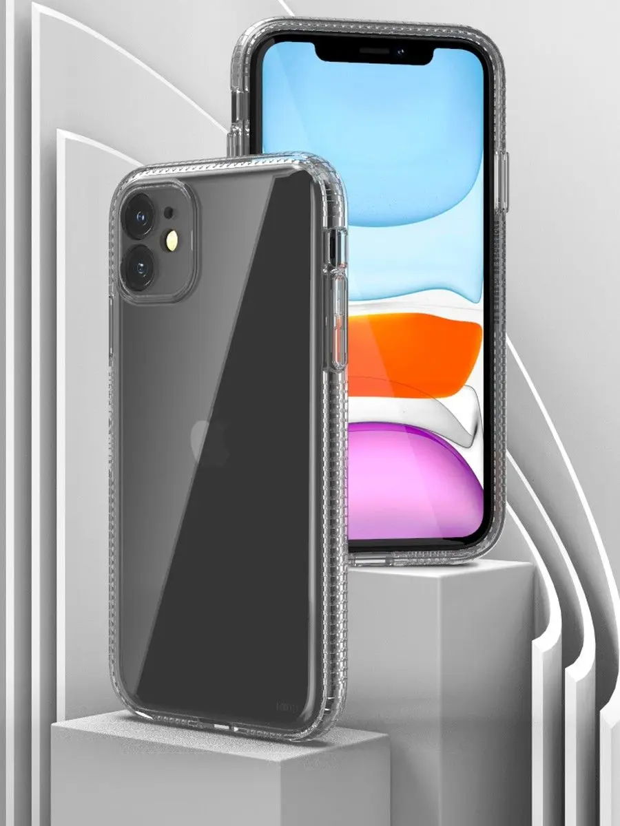 AirSoft Противоударный силиконовый прозрачный чехол для iPhone 11 | Мобильные телефоны и