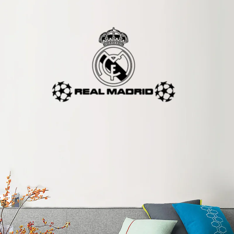 Реал Мадрид настенные художественные наклейки Декор виниловый плакат роспись