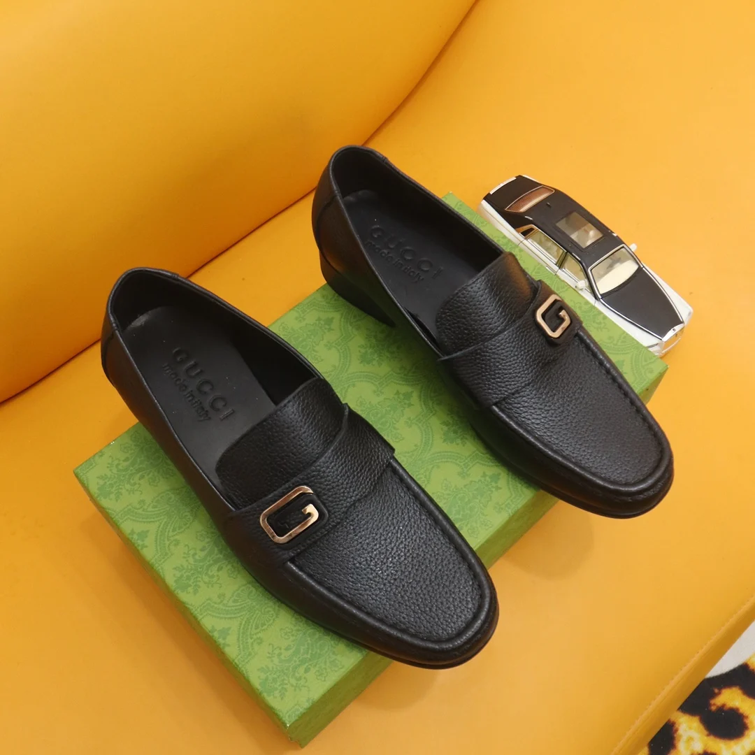 Мужская Gucci повседневная обувь из натуральной кожи Дышащий и стильный подходит