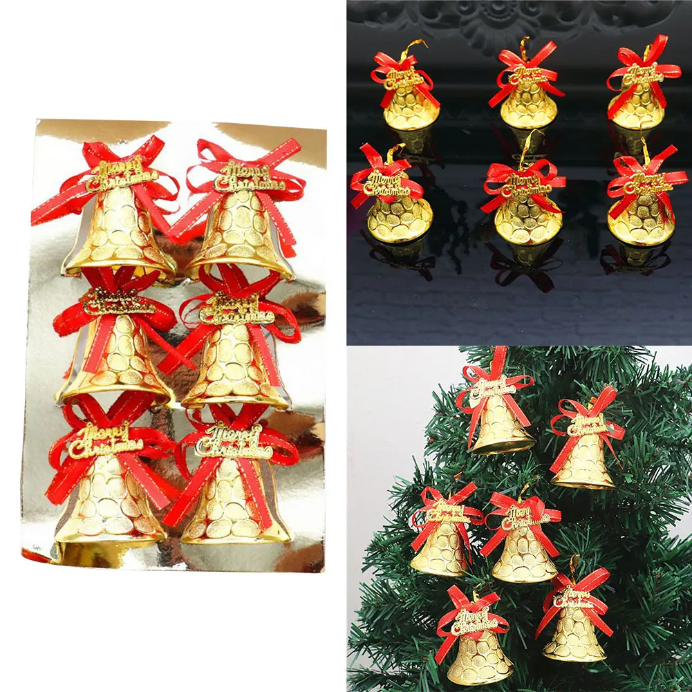 

Offices Party Christmas Bell Bell Ornament Christmas Ornament Crafts Decoration Durable DIY Crafts Accessories