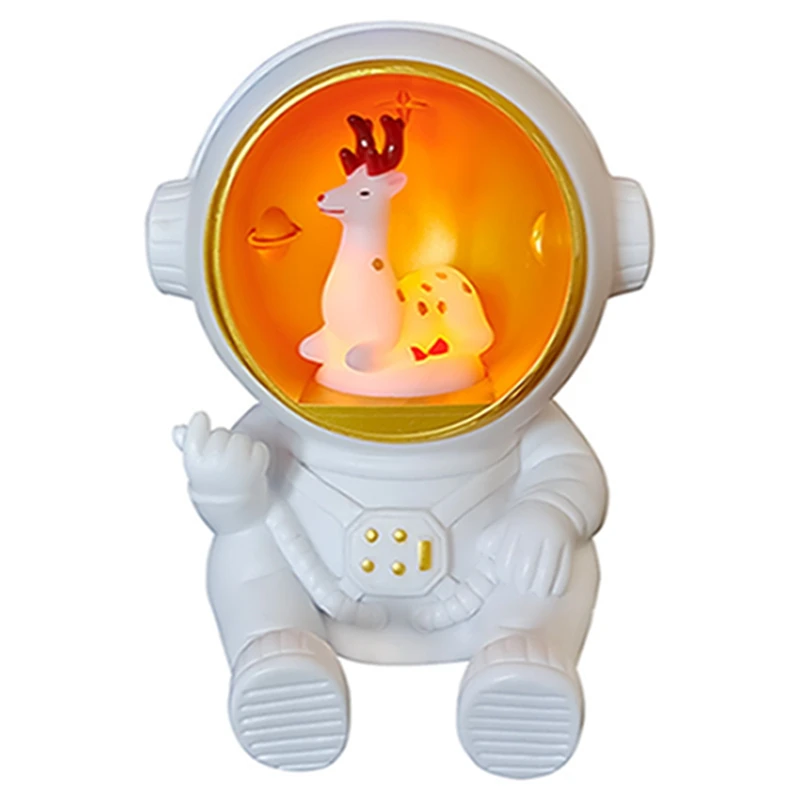 

Both beautiful decoration and practical big head Astronaut astronaut luminous Bluetooth speaker Creative Christmas gift birthday