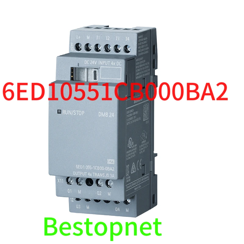

Логотип PCL 8! Модуль расширения DM8 24 6ED10551CB000BA2 PS/I/O: 24 В/24 В/Trans 4 DI/4 DO для Siemens, оригинальный, новый, гарантия 1 год