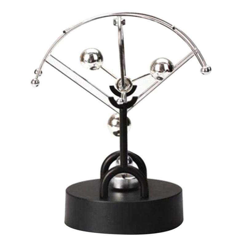 

Gemstone-Shaped Wrought Iron Office Ornaments Rotating Dolphin Perpetual Motion Instrument Crafts 1 PCS