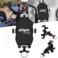 universal for kawasaki ninja1000 ninja1000 metal moto navigation mirror handlebar mobile phone holder mount gps stand bracket