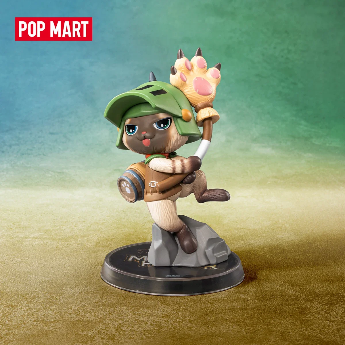 Фото POP MART Monster Hunter Palico Series: Коллекционные фигурки-сюрпризы в закрытых коробках, настольные украшения, милые аниме-фигурки №3
