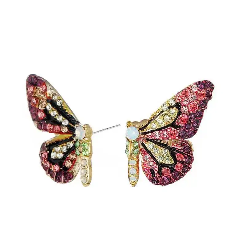 Женские серьги в виде бабочек с изображением сказки | Украшения и аксессуары
