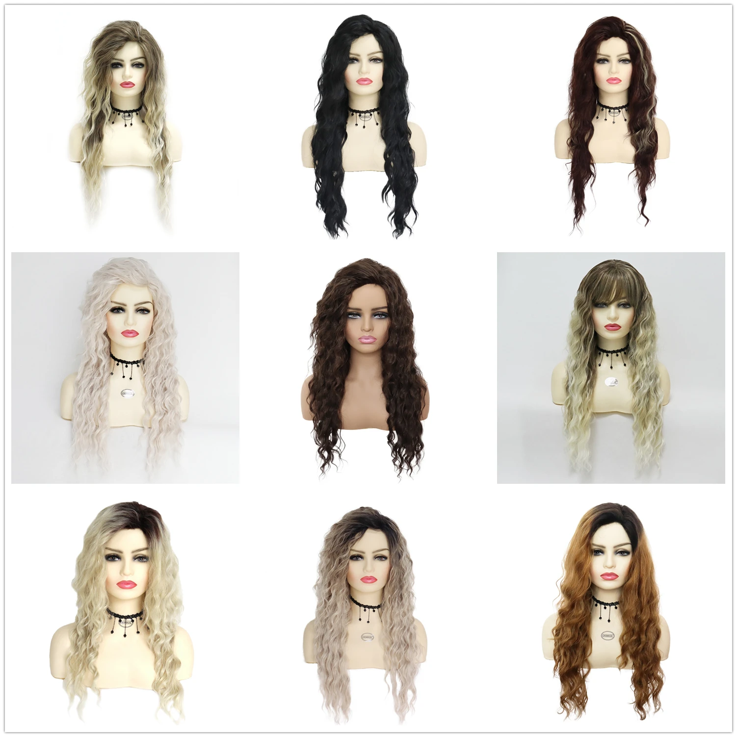 Синтетические светлые парики GNIMEGIL для белых женщин длинный вьющийся парик