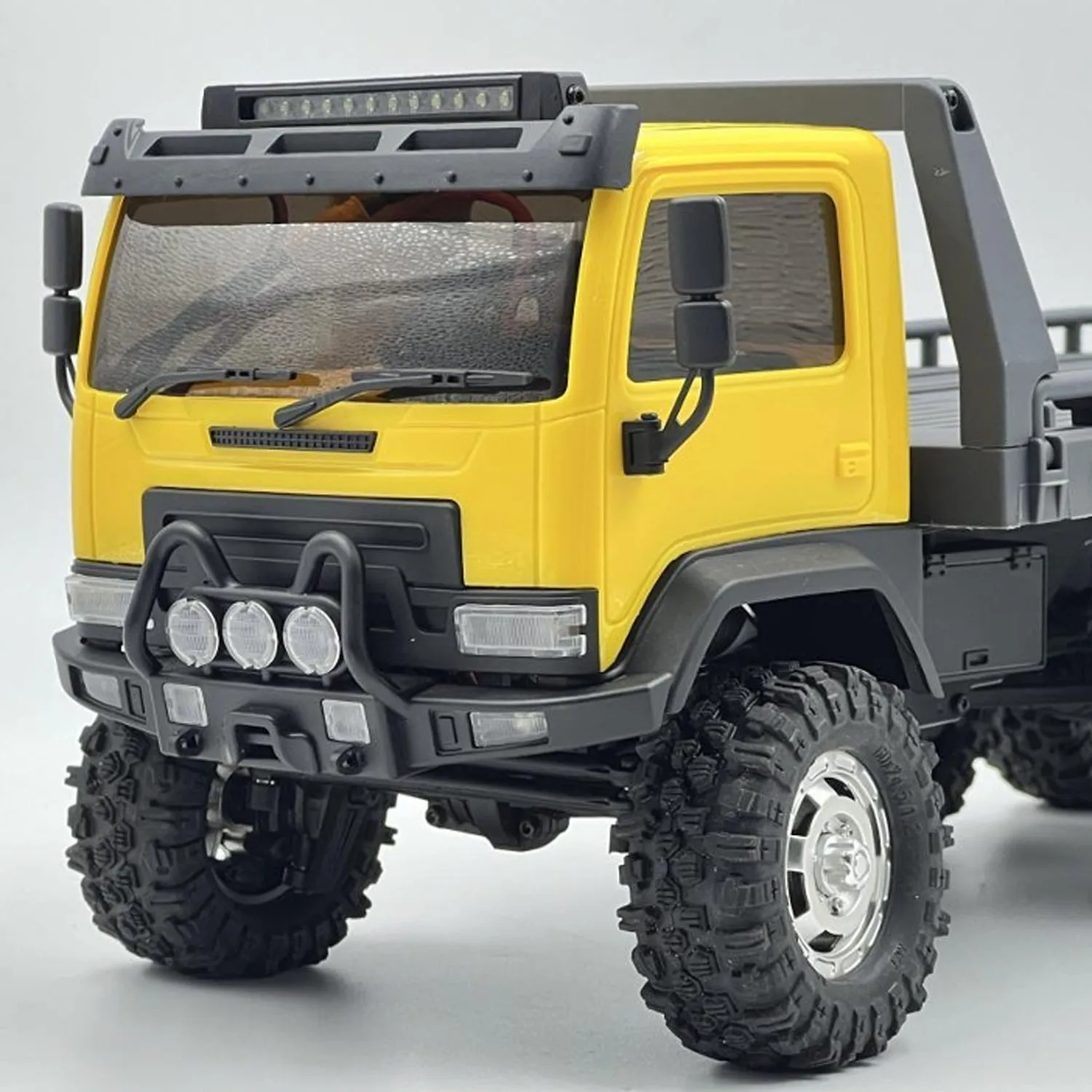 1/18 CR18P Радиоуправляемый грузовик с платформой Rock Crawler 6x6 RTR окрашенный Собранный