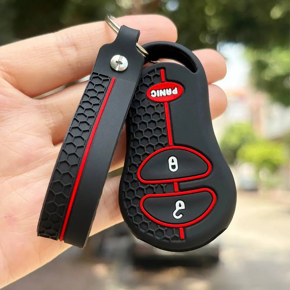 

Защитный Силиконовый Чехол Для Ключа-брелока Chrysler 300M, Grand Voyager, PT Cruiser, Sebring, Jeep Liberty, Dodge, 3/4 Кнопки