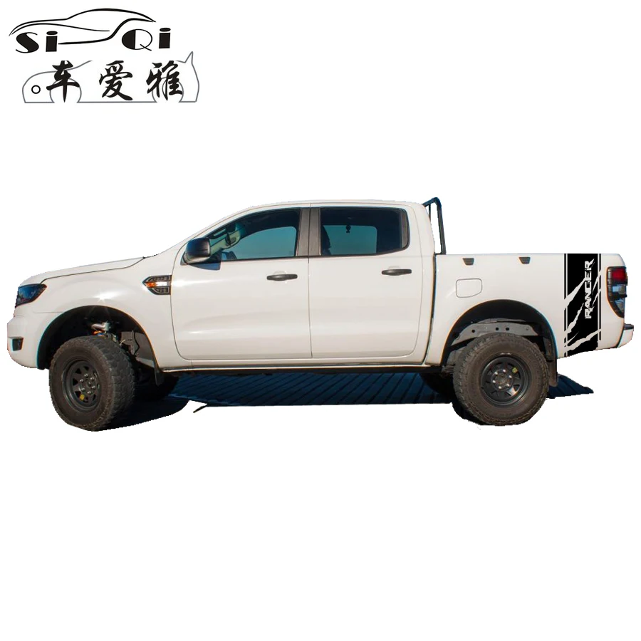 

One Set 2Pcs Including Right And Left Paw Ranger Car Stickers For Ford Ranger 2012-2019