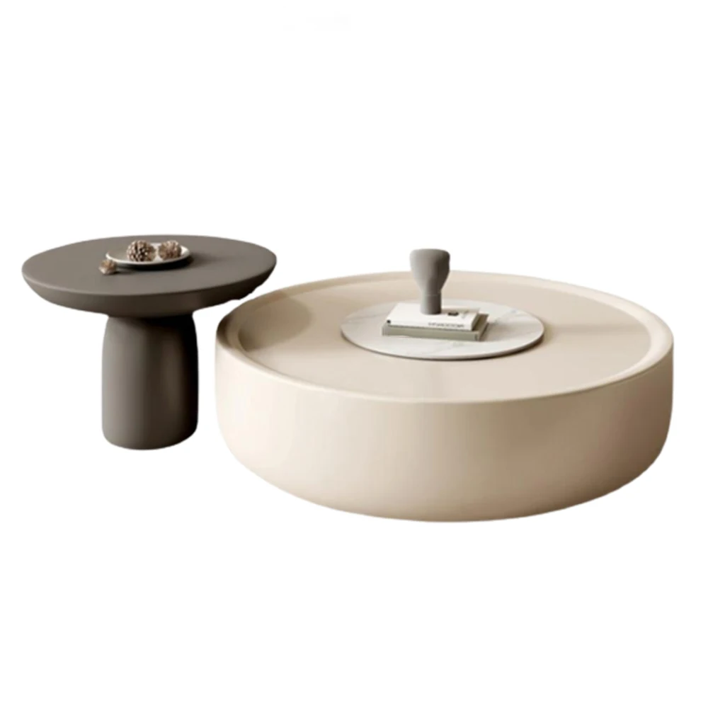 

Circular Coffee Tables Household Coffee Tables Combination Living Room Furniture Small Apartment Modern Simplicity