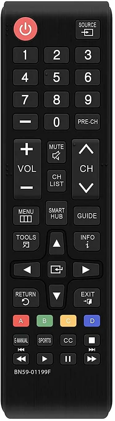

Universal Remote Control for Samsung TV Replacement for LCD LED HDTV 3D Smart Samsung TVs Remote