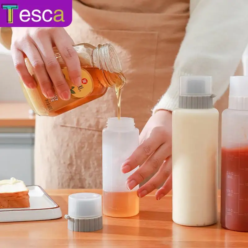 

Not Leak Seasoning Bottles 5 Holes Large For Ketchup Mustar Squeeze Bottle Without Deformation Save Time Sauce Bottle Transparen