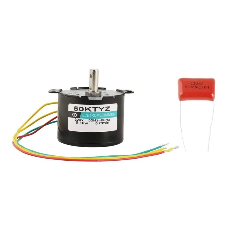 

50KTYZ AC220V 10W 0.5A 5R/Min Permanent Magnet Synchronous Motor AC Gear Reducer Motor