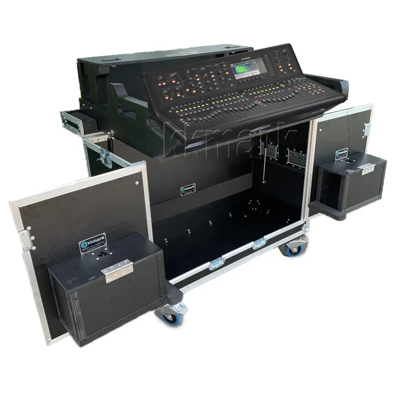 Консоль DJ микшера под заказ флип-полет для освещения Мидас M32 Allen Health SQ6 Behringer X32