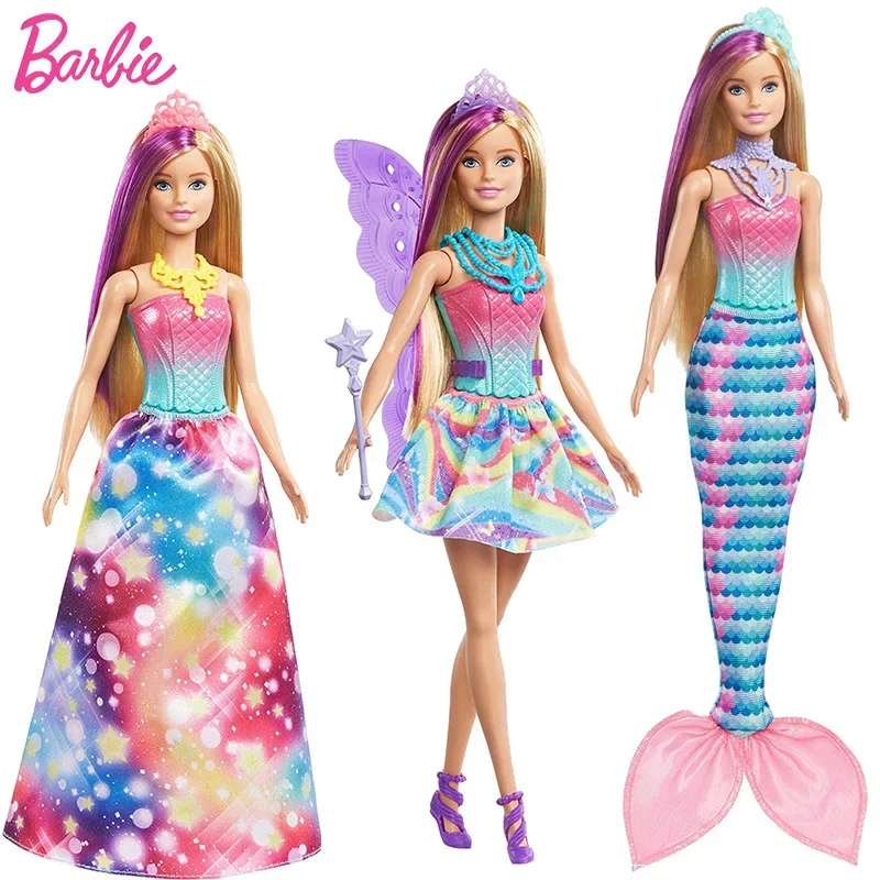 Оригинальная кукла Барби сказочные модные игрушки для девочек подарки