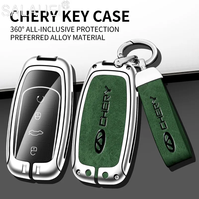

Car Remote Smart Key Case Full Cover Holder Shell For Chery Tiggo 8 PLUS 8 Pro 7 Pro Arrizo 5 PLUS 2021 Keychain Accessories