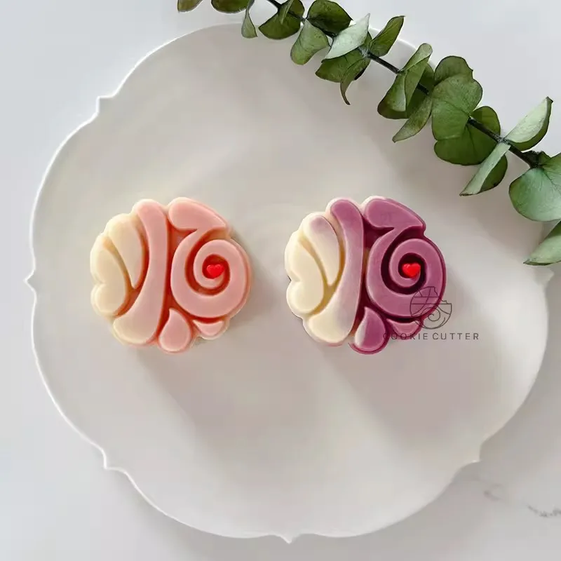 75 г китайский герой луна торт поршень форма любовь узор печенье резак штамп