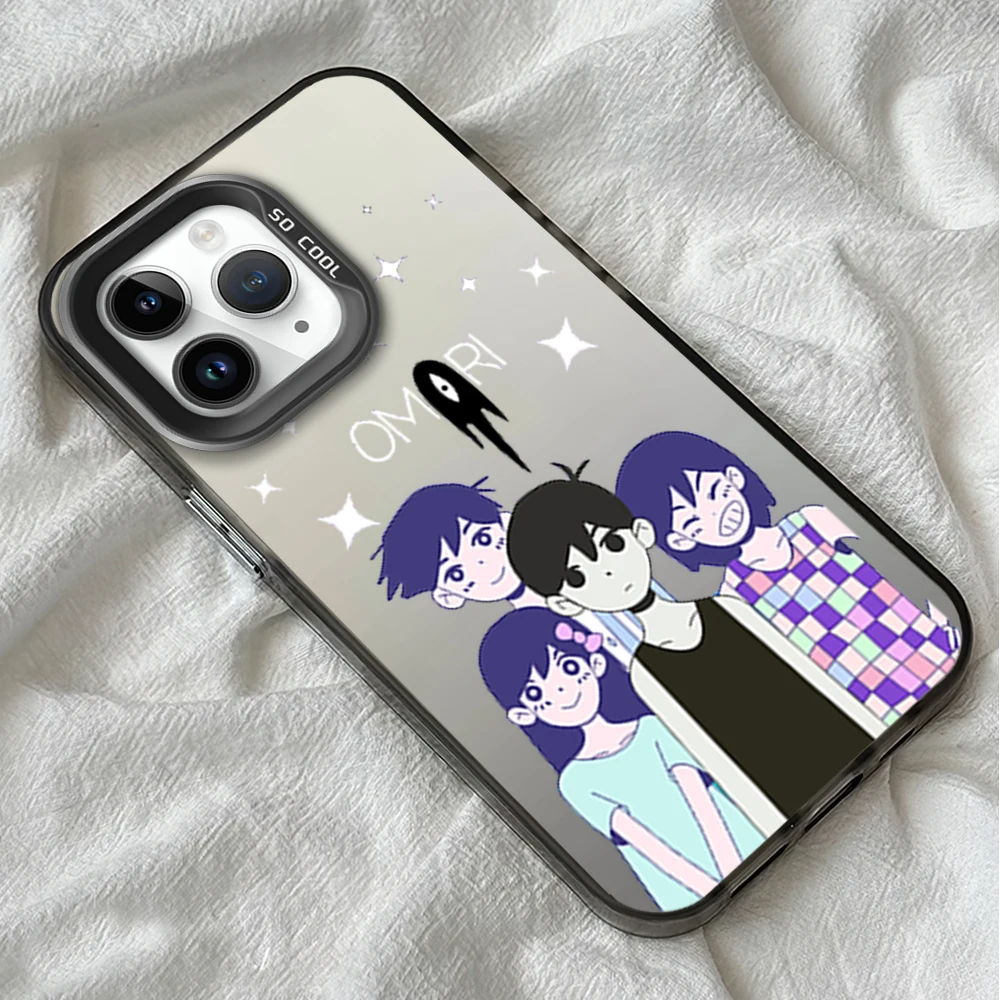 Фото Чехол для телефона с видеоиграми Omori, серебряный чехол, подходит для iPhone 12, 11, 13, 14, 15, 16 Max Pro Plus Spider Gwen IMD №4
