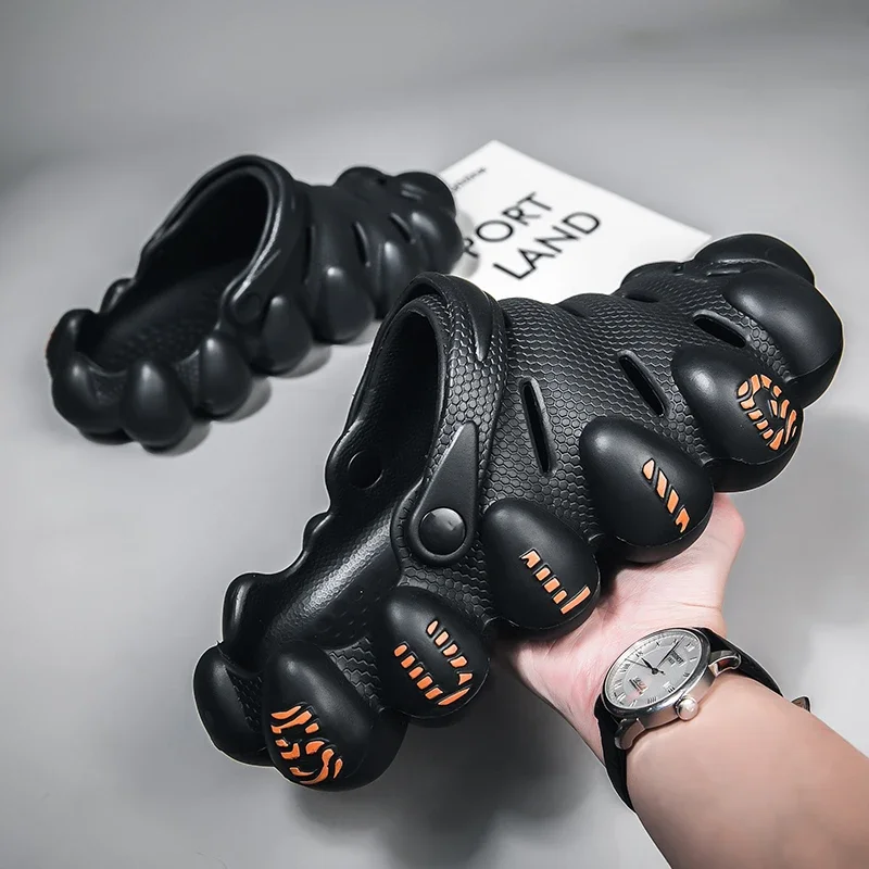 

Мужские теннисные туфли на воздушной подушке, черные кожаные шлепанцы, Брендовая обувь для тенниса, 2023