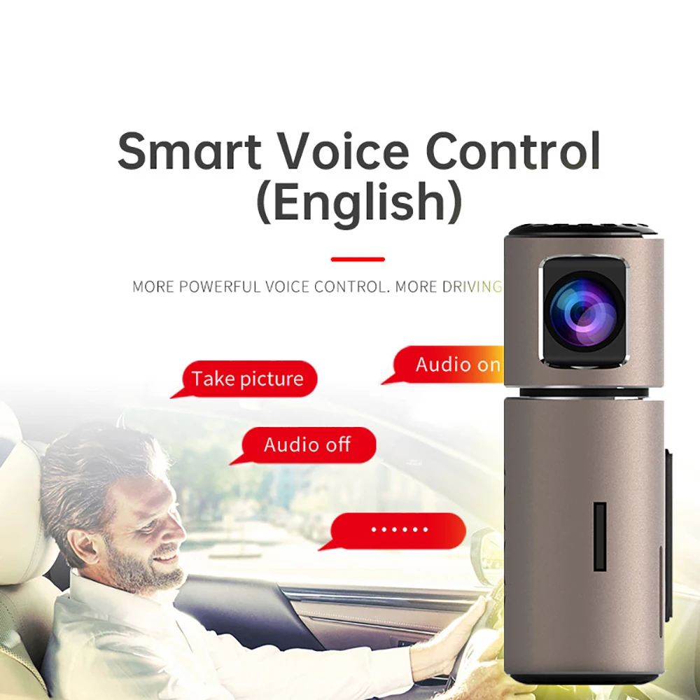 Автомобильный видеорегистратор 1080P Full HD WiFi с циклической записью акселерометром