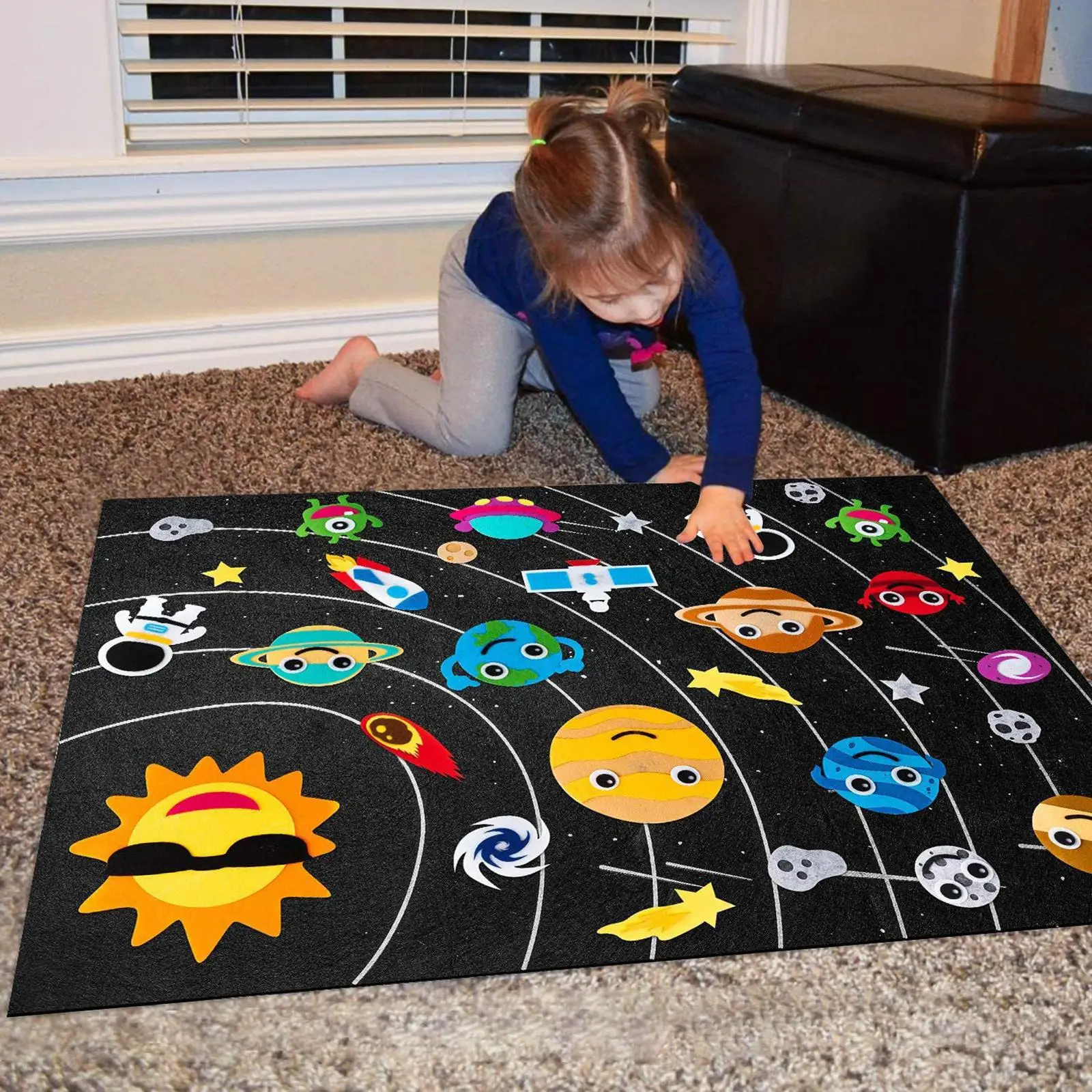 

Baby Busy Board Basic Skills Learning Motor Skill Early Education Boards for Kids Toy Gifts