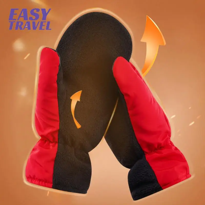 

Soft Gloves 1 Pair Mittens Touch Screen Waterproof Outdoor Skiing Riding Gloves For Running Cycling Fishing Multi-use Warm