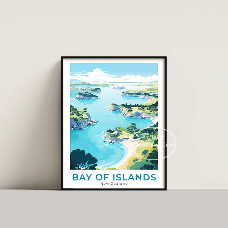 Настенная картина Bora с принтом для путешествий постер на холсте Европейским