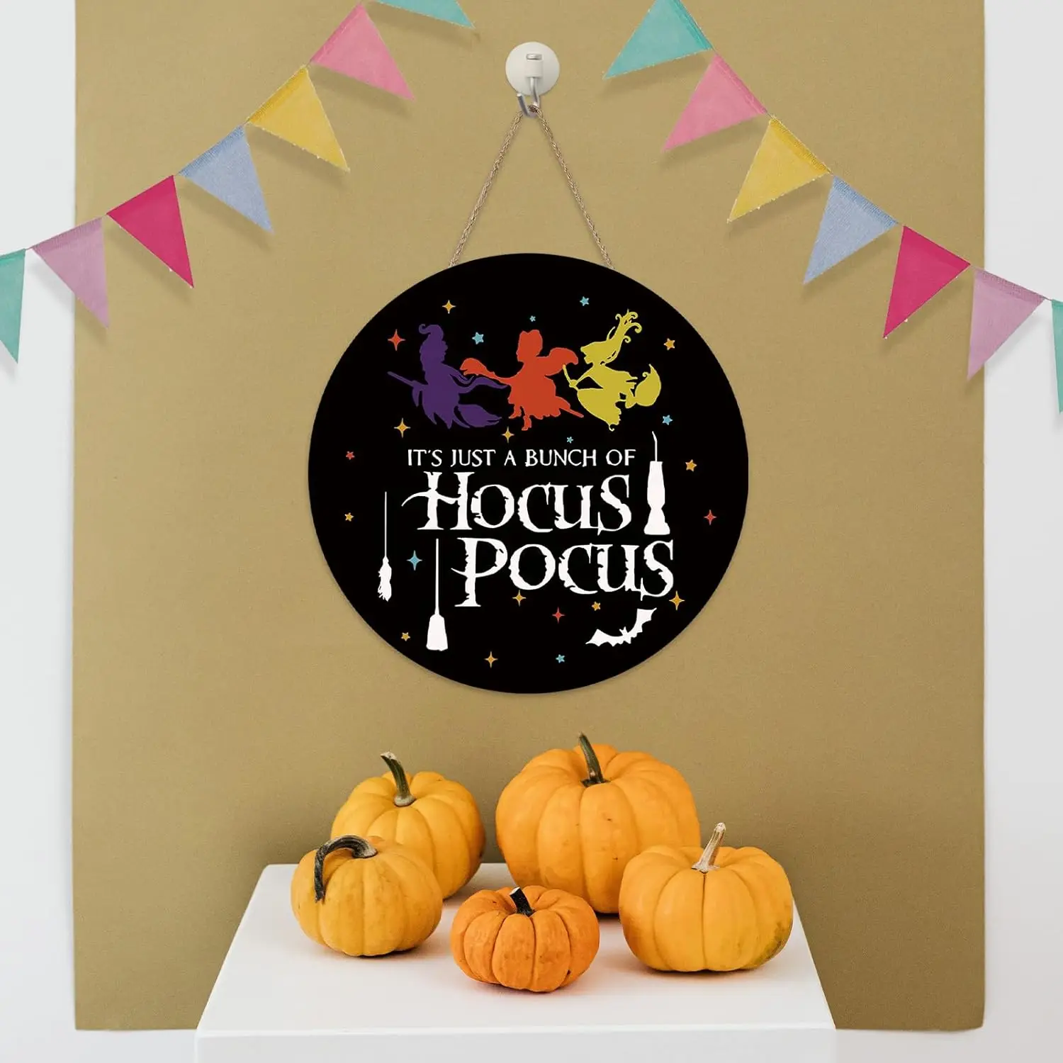 Дверной знак на Хэллоуин просто куча хокуса покуса приветственный для входной