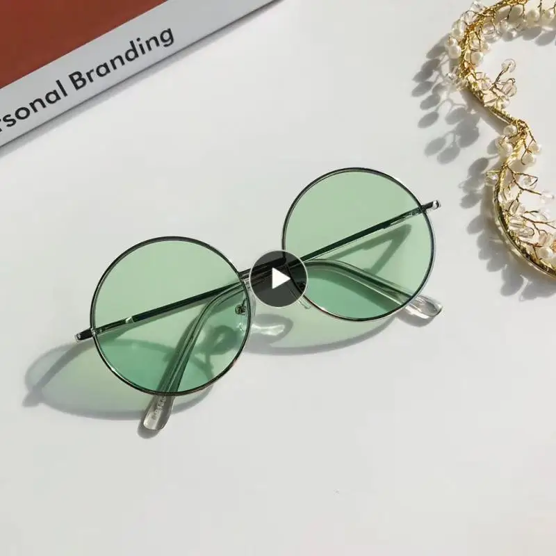 

Солнцезащитные очки, металлические очки с градиентными линзами, детские солнцезащитные очки в круглой оправе для малышей, детские солнцезащитные очки, индивидуальные Винтажные Солнцезащитные Очки