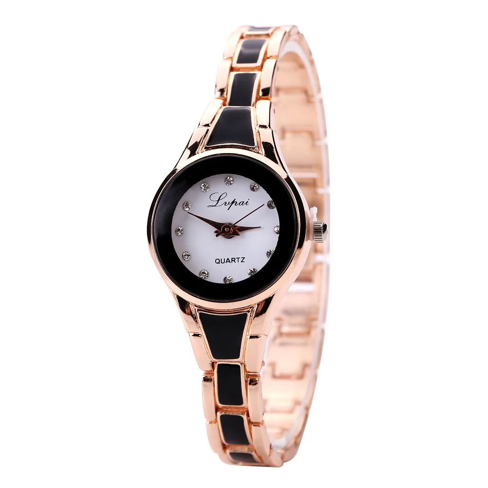 

Lvpai Brand Women Watches Alloy Crystal Wristwatches Women Dress Watches Gift Women Gold Fashion Luxury Quartz Watch 2022 New