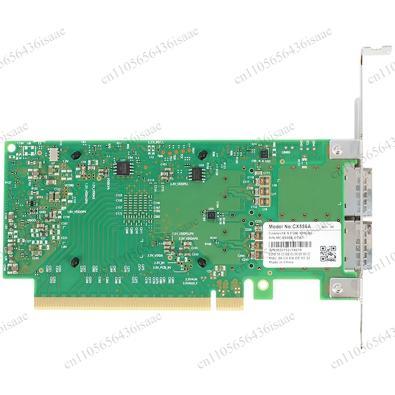 Фото Сетевая карта MCX556A-ECAT CX556A ConnectX-5 100G с двумя портами QSFP28, PCIe 3.0 x16, адаптер VPI №4