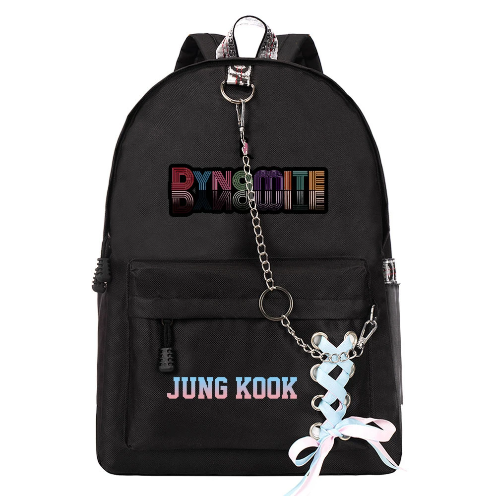 

KPOP Bangtan Boys Dynamite school bag backpack men and women student canvas bag for JK JIN JINMIN SUGA