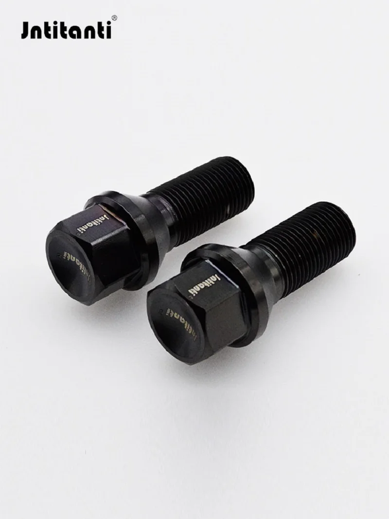Титановый болт для обода колеса Jntitanti Gr5 винт M12x1 5x28/35/40/45 мм конусное седло 10 шт. и 20