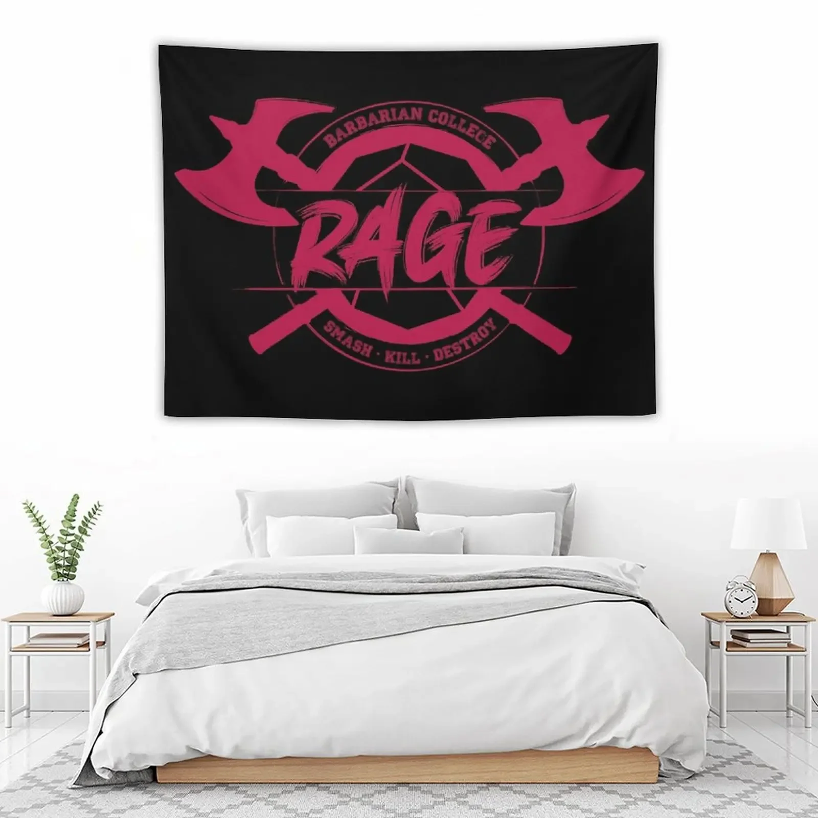 Рейдж-варвар гобелен для колледжа декоративные настенные фрески украшения дома