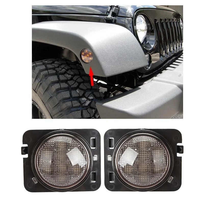 

Светодиодные поворотники/босветильник фонари для Jeep Wrangler JK 2007-2017