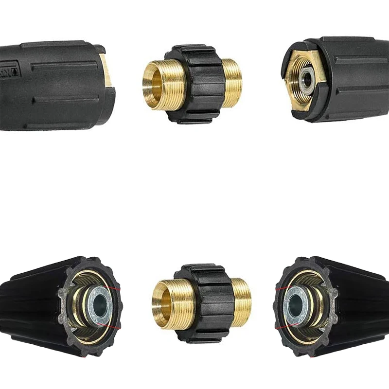 Шланг высокого давления M22 15 мм 14 медный адаптер с двойной внешней резьбой для