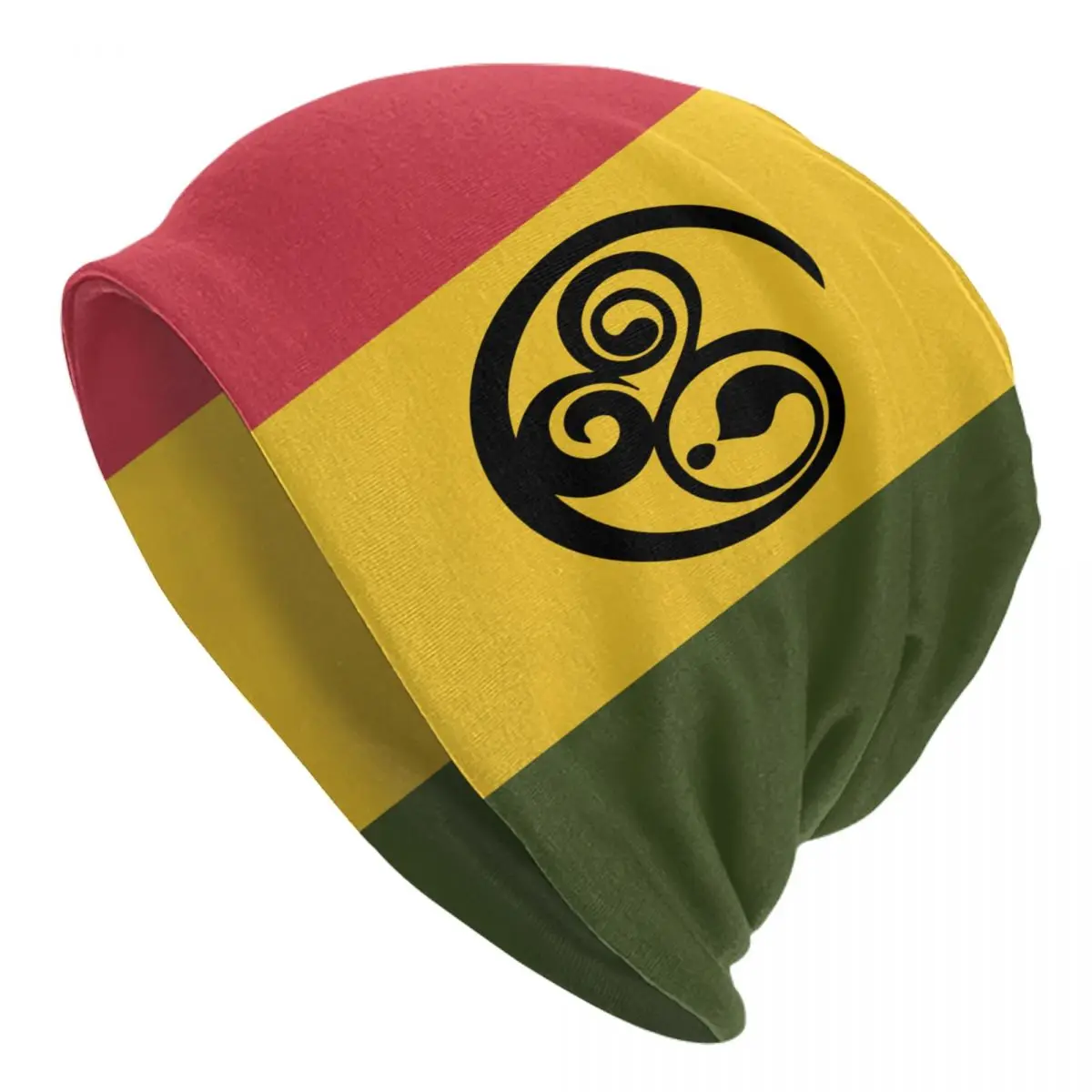 

Afro Nova Scotian Flag Men's Beanies for Women Outdoor Bonnet Hats Unisex Knitted Hat Hip Hop Cap