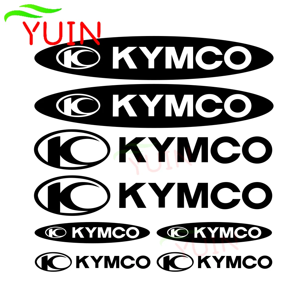 

Автомобильная наклейка, Классическая модная, совместимая с 12 шт. для KYMCO, ПВХ наклейка, лист для мотоцикла, спонсоров, автоматическая настрой...