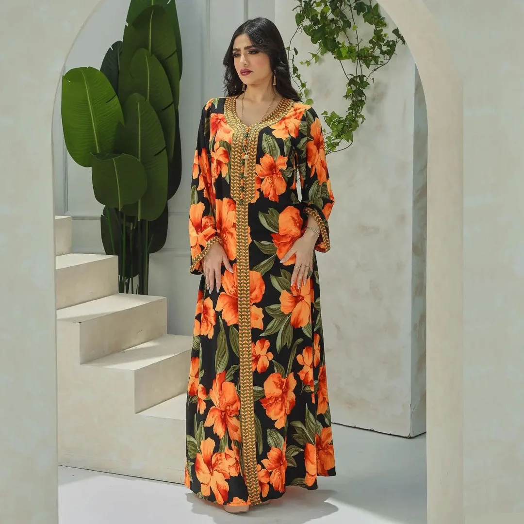 Modest Dress Muslim Islami Giyim Kadin Morrocan Kaftan Dress Dubai Abaya Luxury For Muslim Evening Dresses Vestidos Musulmanes