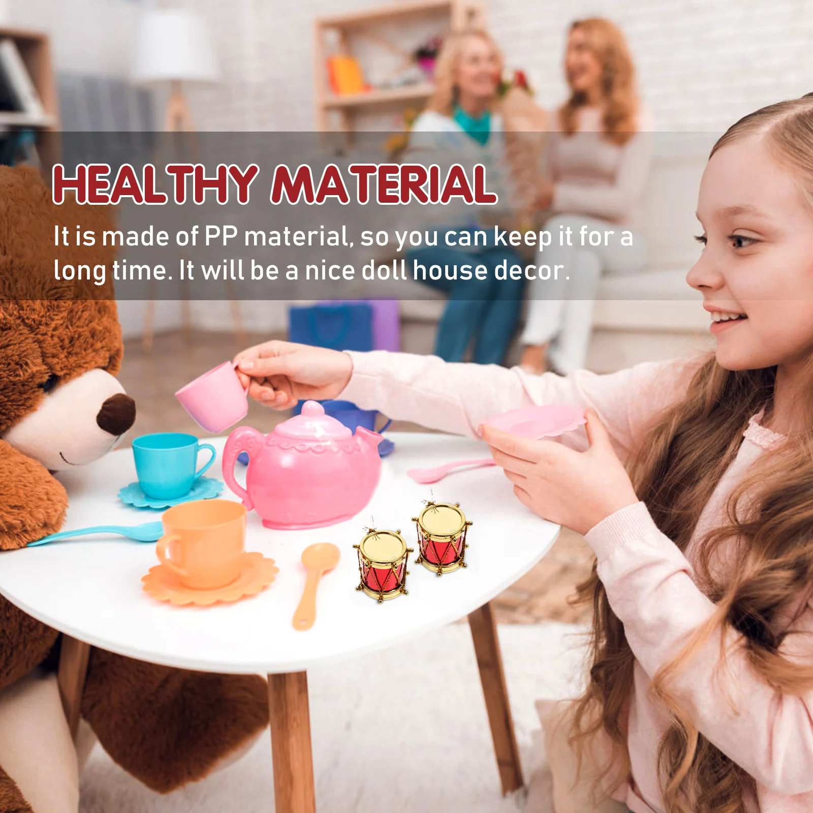 5 шт. детские игрушки модель музыкального инструмента мини-декоры набор