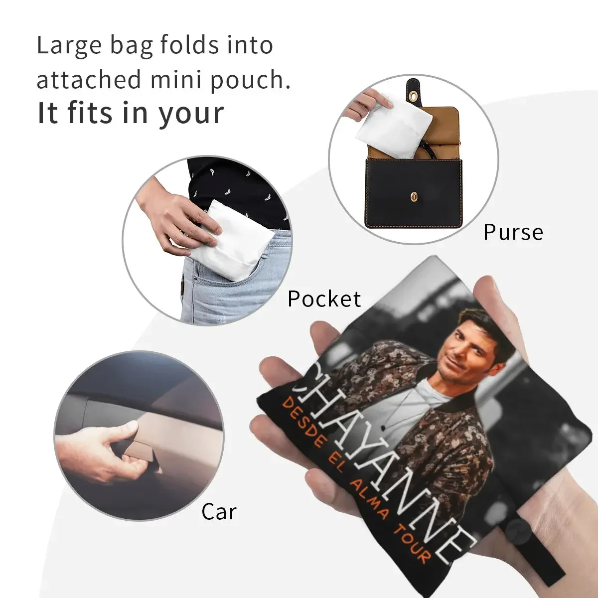 Bopakal Chayanne Desde El Alma Tour 2019 продуктовая сумка для покупок модная сумка-тоут