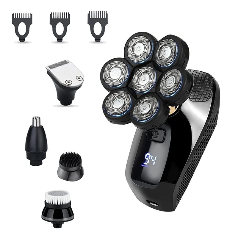 Электробритва Мужская 5 в 1 Водонепроницаемая беспроводная